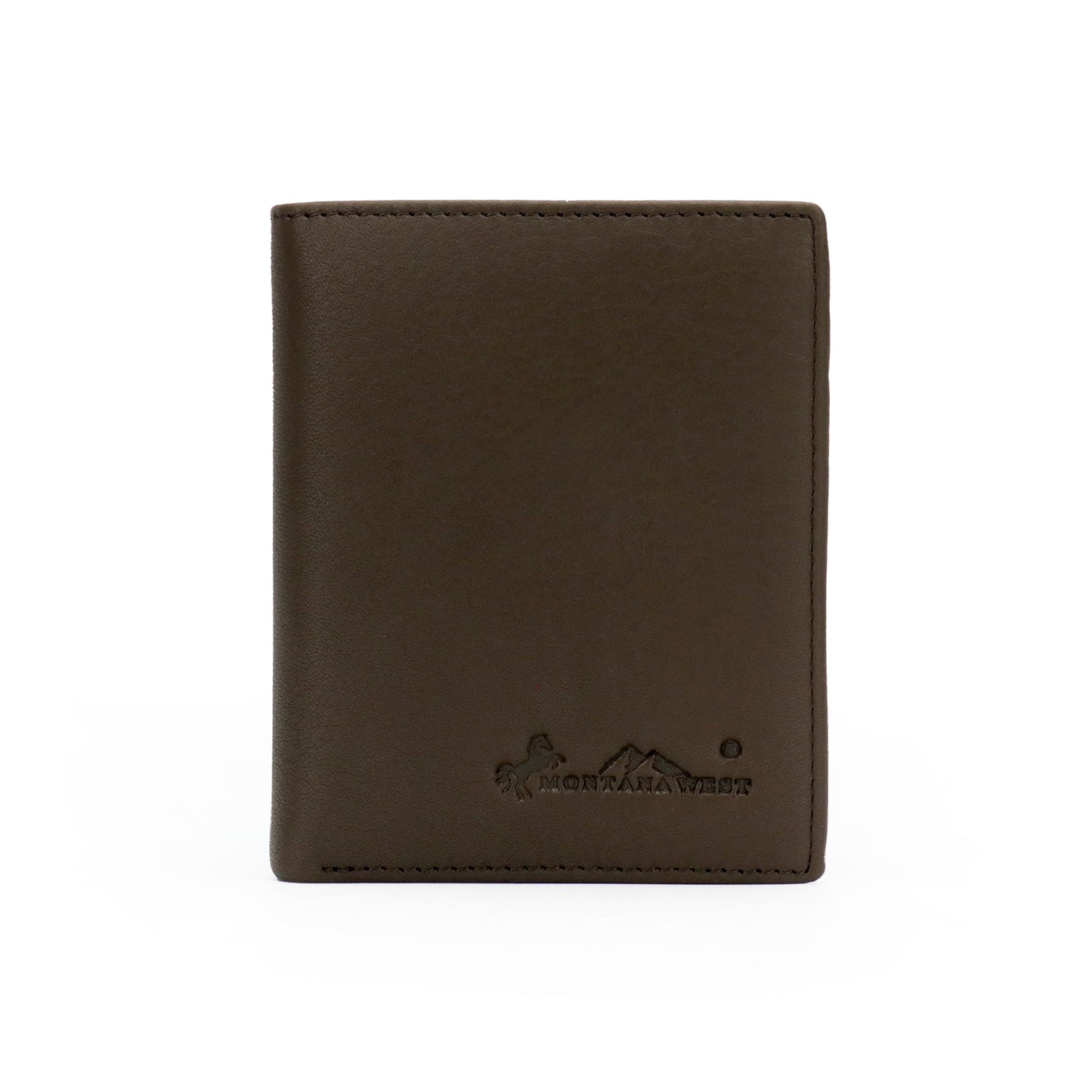 Genuine Leather Men's Bi-Fold Wallet