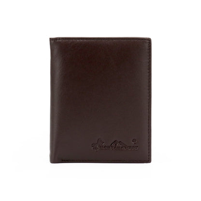 Genuine Leather Men's Bi-Fold Wallet