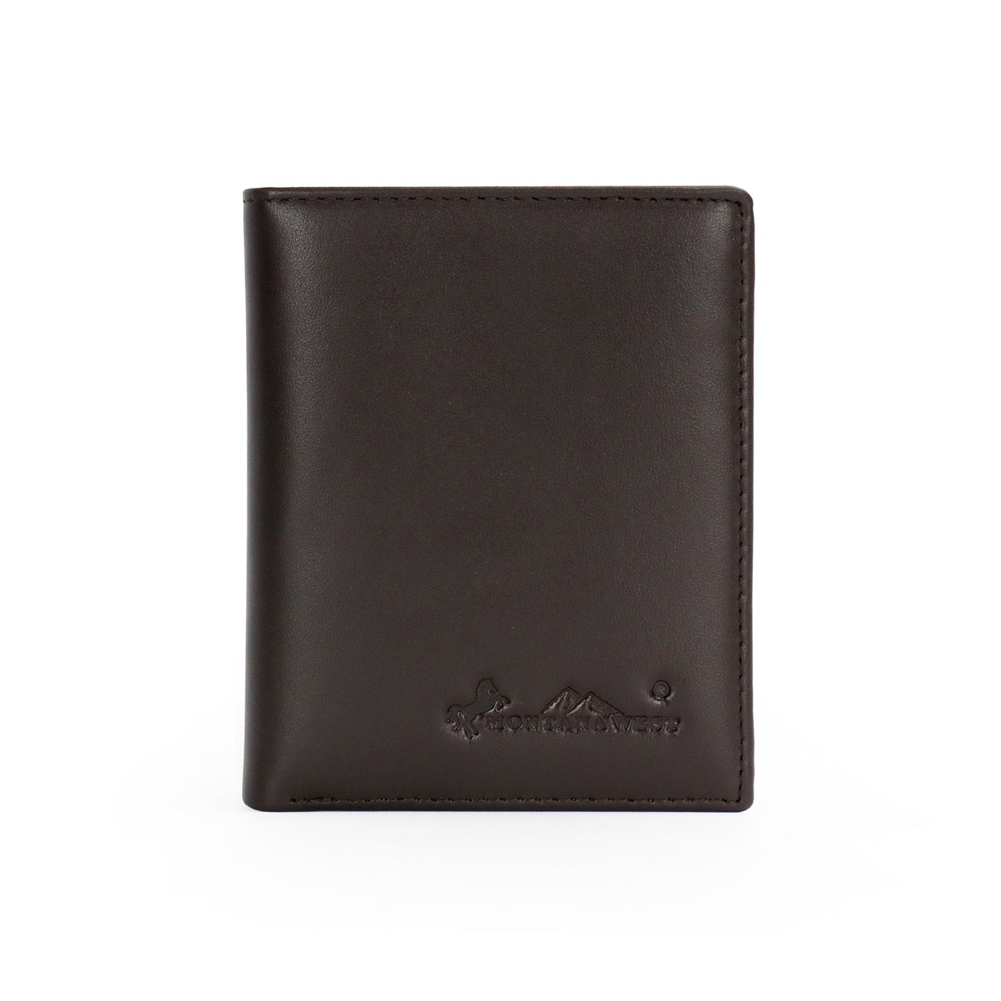 Genuine Leather Men's Bi-Fold Wallet