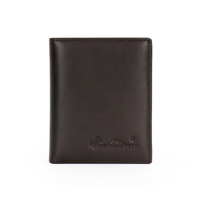 Genuine Leather Men's Bi-Fold Wallet