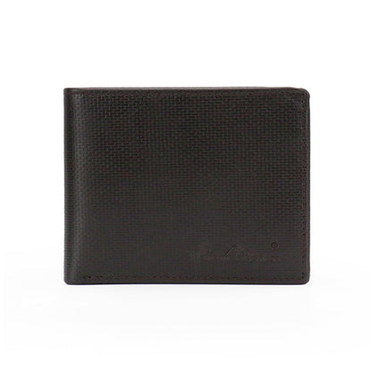 Genuine Leather Men's Bi-Fold Wallet