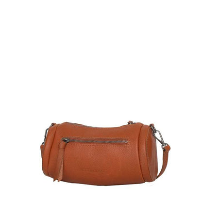 Montana West Genuine Leather Cow-Hide Collection Mini Barrel Bag