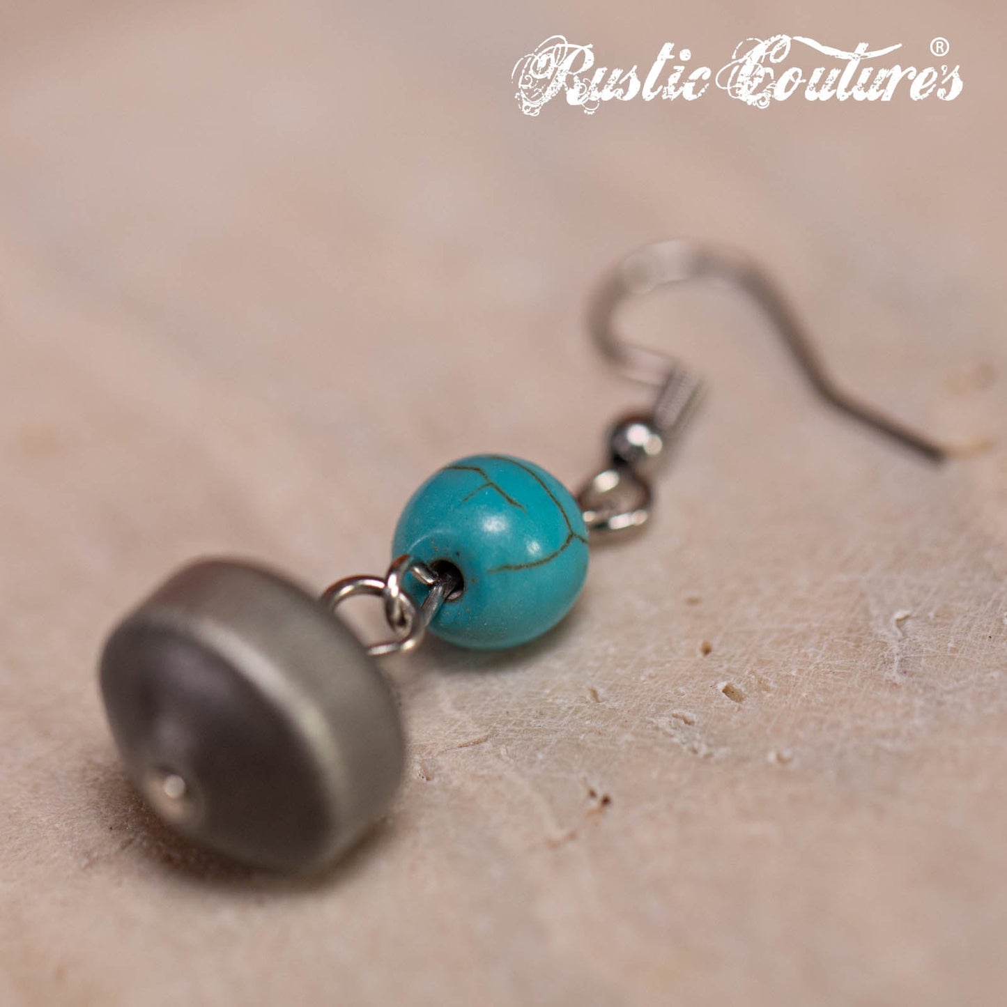 Rustic Couture's® Turquoise Bohemian Necklace Earrings Set