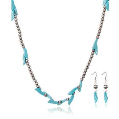 Rustic Couture's® Bohemian Beaded Pendant Necklace Set