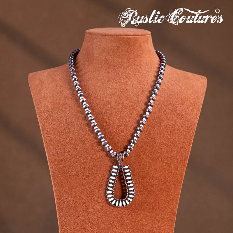 Rustic Couture's® Western Horseshoe Pendant Necklace Set