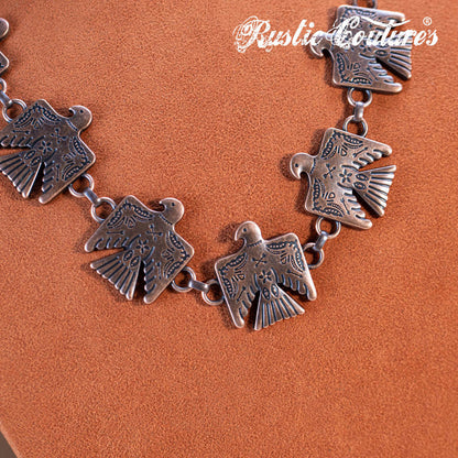 Rustic Couture's® Western Thunderbird Necklace