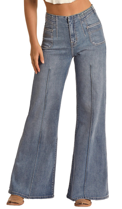 Sale __allory Palazzo Flare Jeans