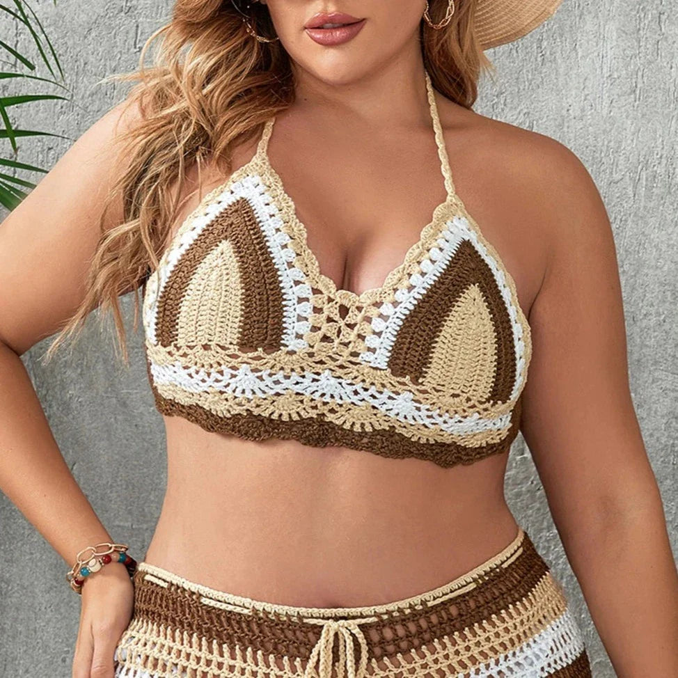 Plus Size Elysia Crochet Bikini Top