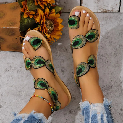 Peacock Sandals