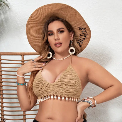 Plus Size Elysia Crochet Bikini Top