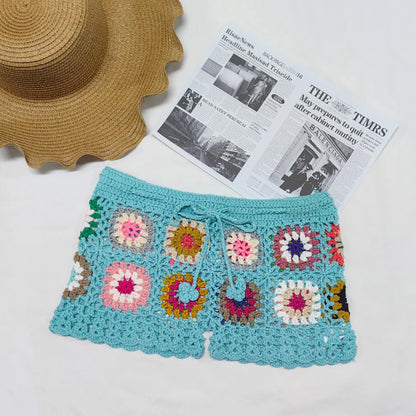 Momi Boho Crochet Shorts