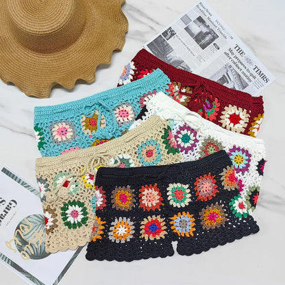 Momi Boho Crochet Shorts