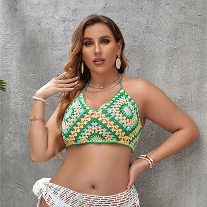 Plus Size Elysia Crochet Bikini Top