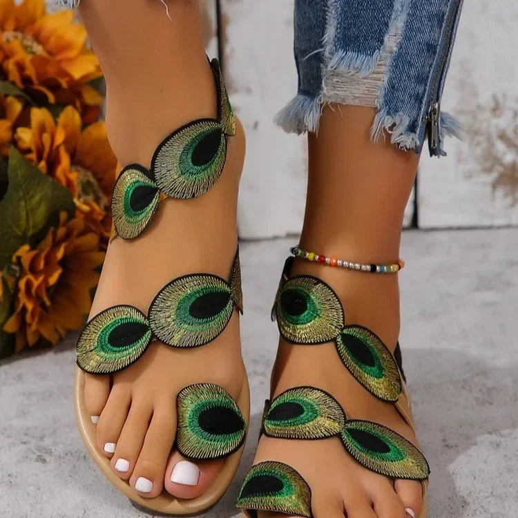 Peacock Sandals