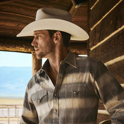 Sophisticated Silver Grey Cowboy Hat