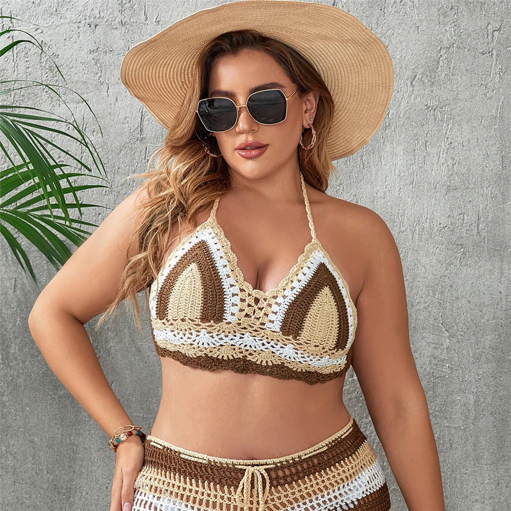 Plus Size Elysia Crochet Bikini Top