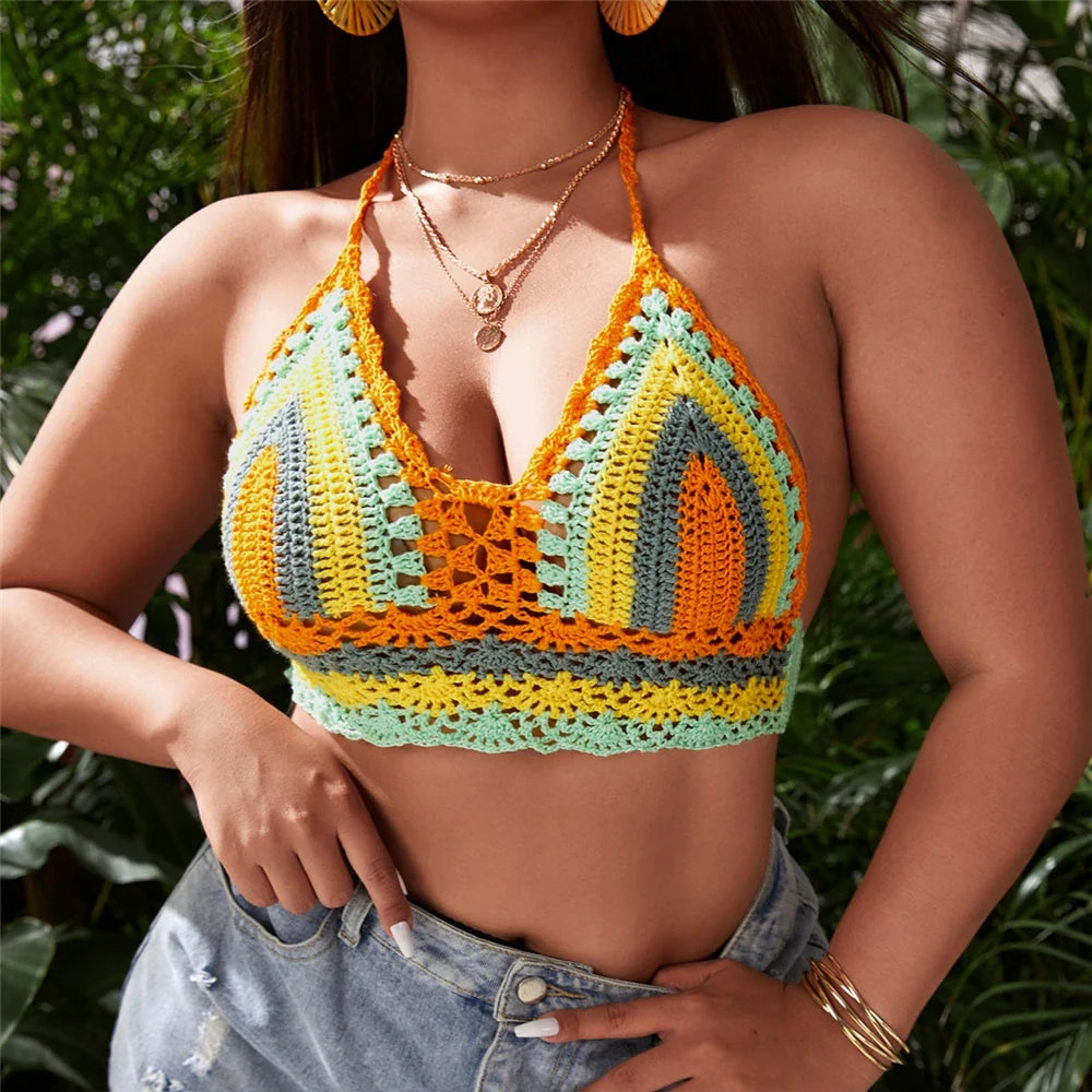 Plus Size Elysia Crochet Bikini Top