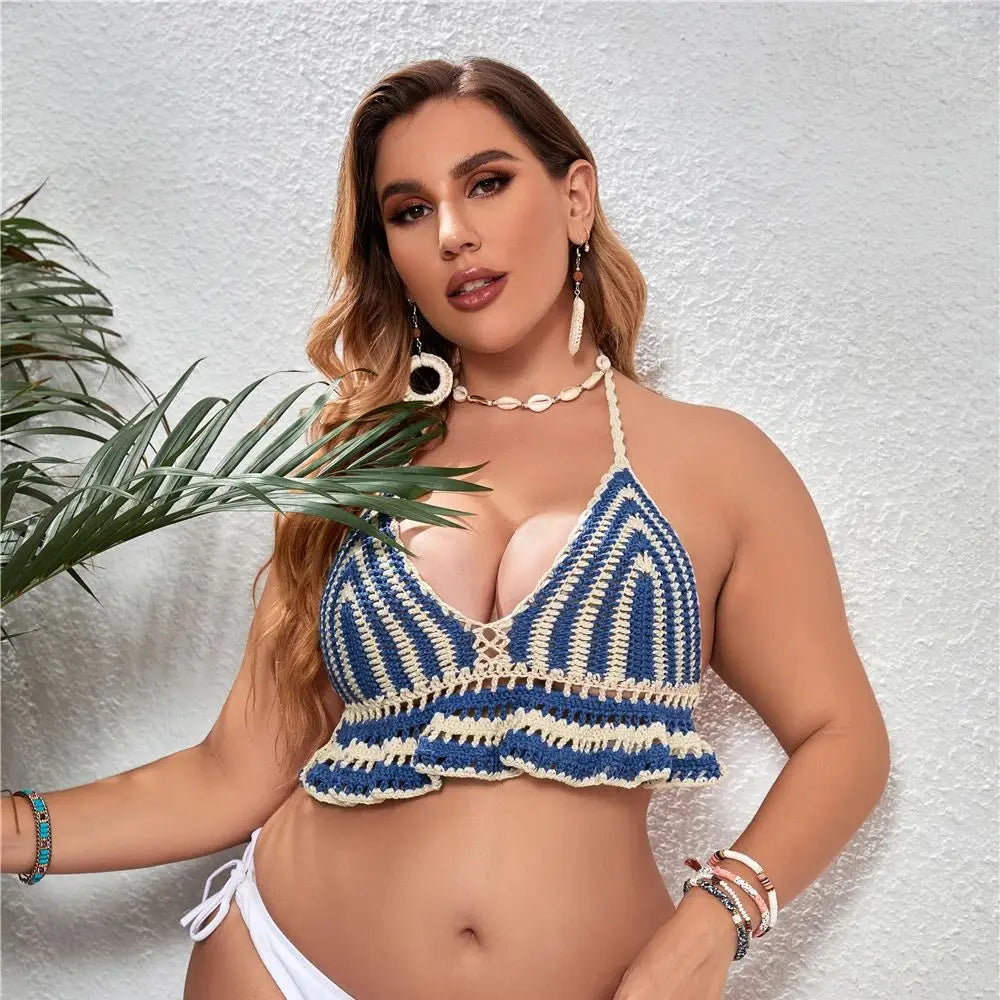 Plus Size Elysia Crochet Bikini Top