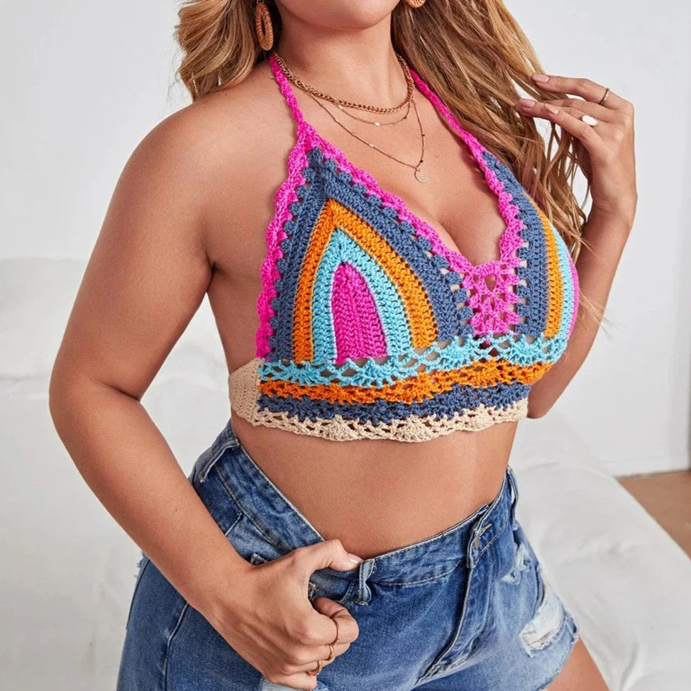 Plus Size Elysia Crochet Bikini Top