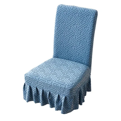 Premium Elastic Skirt Chair Cover