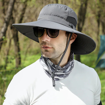 Detachable Curtain Neck Protection Boonie Hat