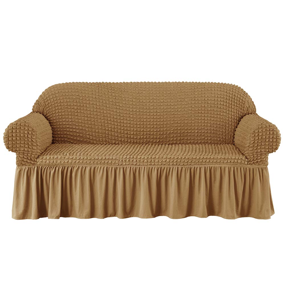 Kourtney Skirt Style Stretch Sofa Slipcover