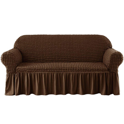 Kourtney Skirt Style Stretch Sofa Slipcover