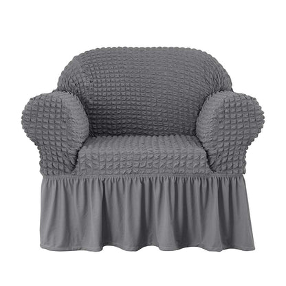 Kourtney Skirt Style Stretch Sofa Cover Armchair Cover