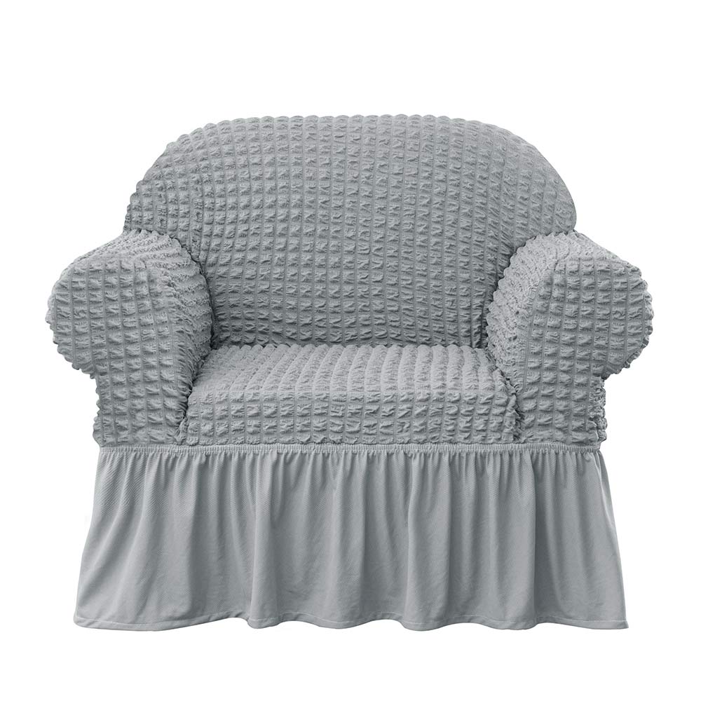 Kourtney Skirt Style Stretch Sofa Slipcover