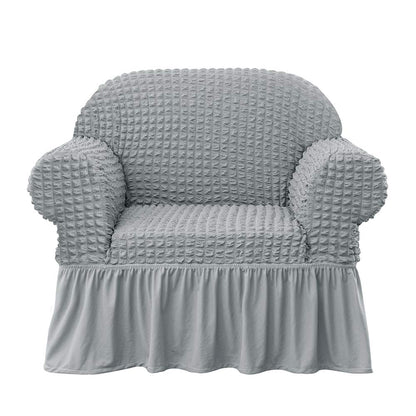 Kourtney Skirt Style Stretch Sofa Cover Armchair Cover