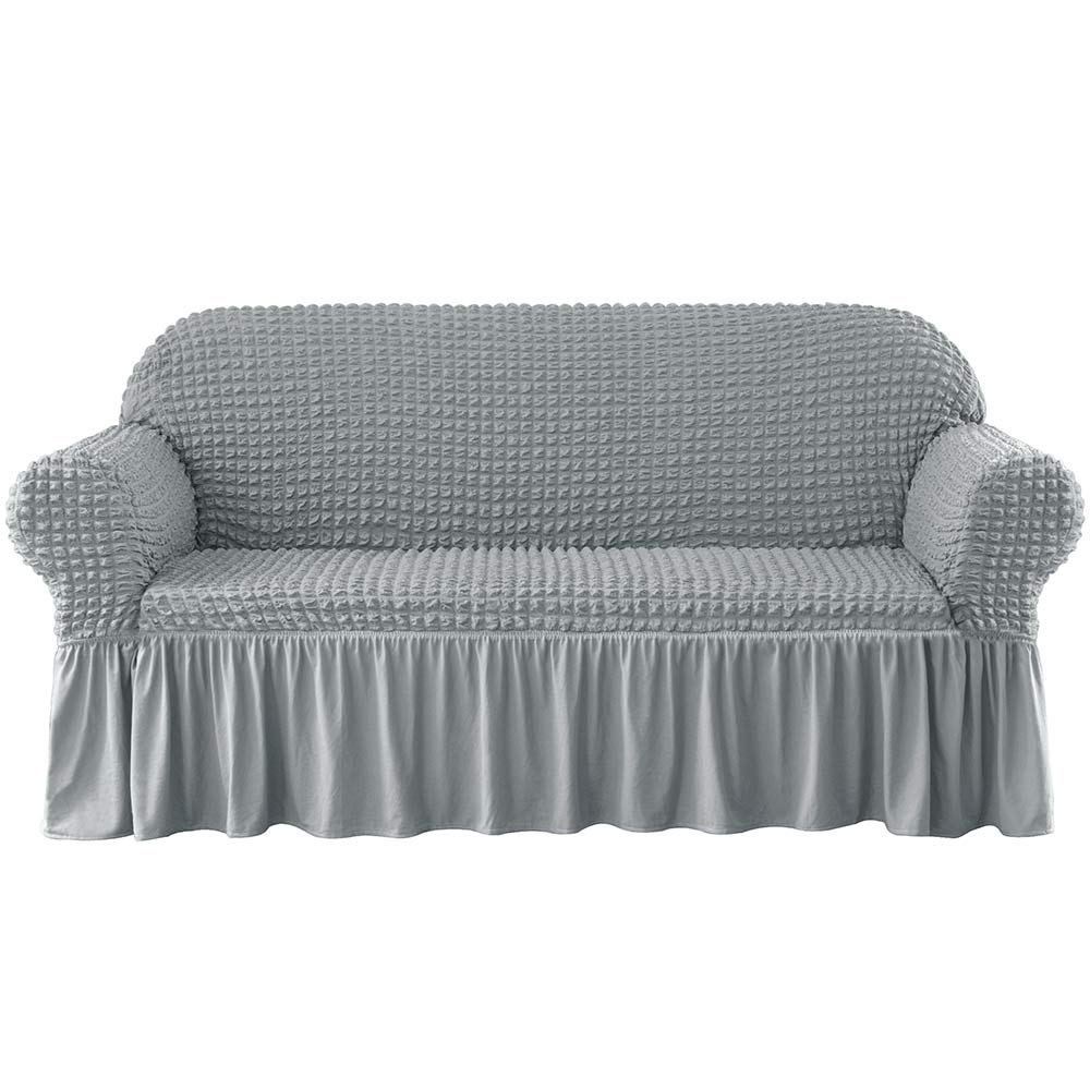 Kourtney Skirt Style Stretch Sofa Slipcover