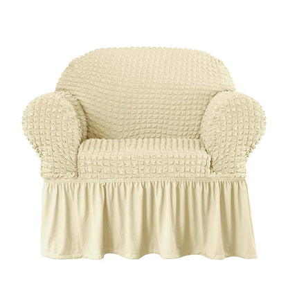 Kourtney Skirt Style Stretch Sofa Cover Armchair Cover