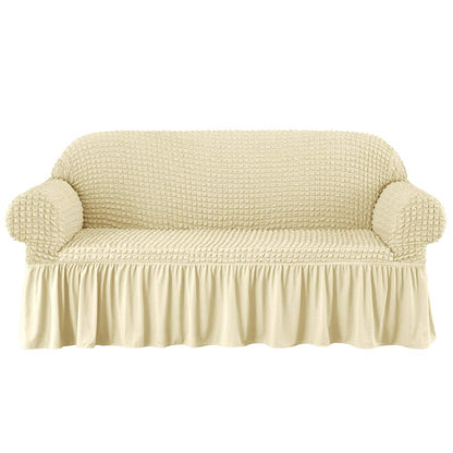 Kourtney Skirt Style Stretch Sofa Slipcover