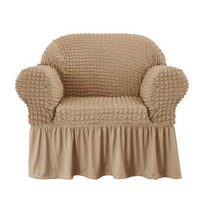 Kourtney Skirt Style Stretch Sofa Cover Armchair Cover