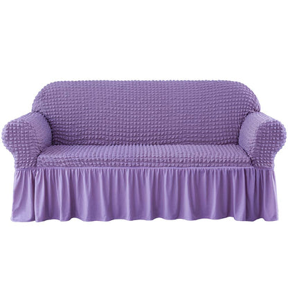 Kourtney Skirt Style Stretch Sofa Slipcover