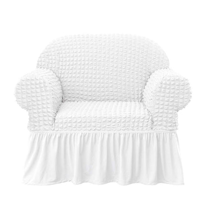 Kourtney Skirt Style Stretch Sofa Slipcover