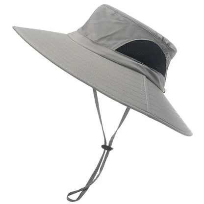 Men and Women Large Brim Waterproof Breathable Outdoor Quick Dry Boonie Hat