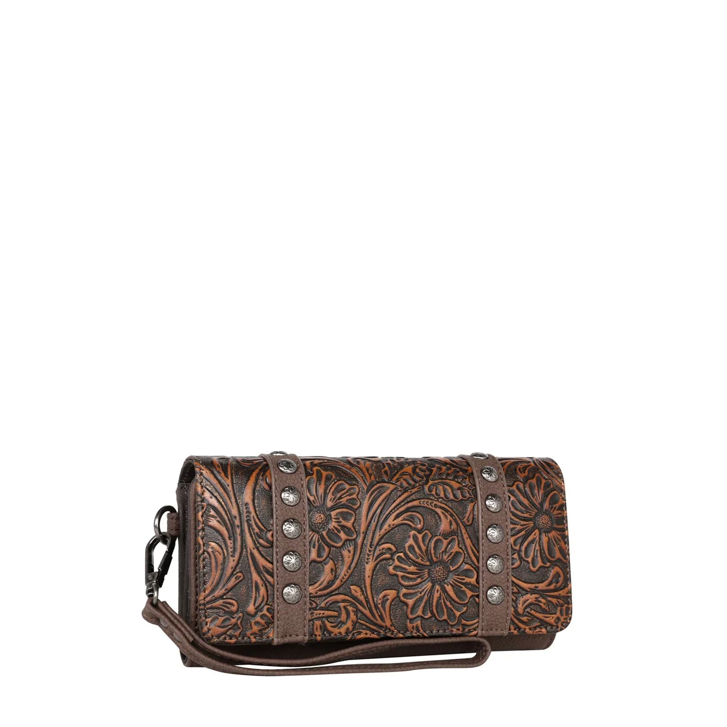 Trinity Ranch Floral Tooled Collection Wallet