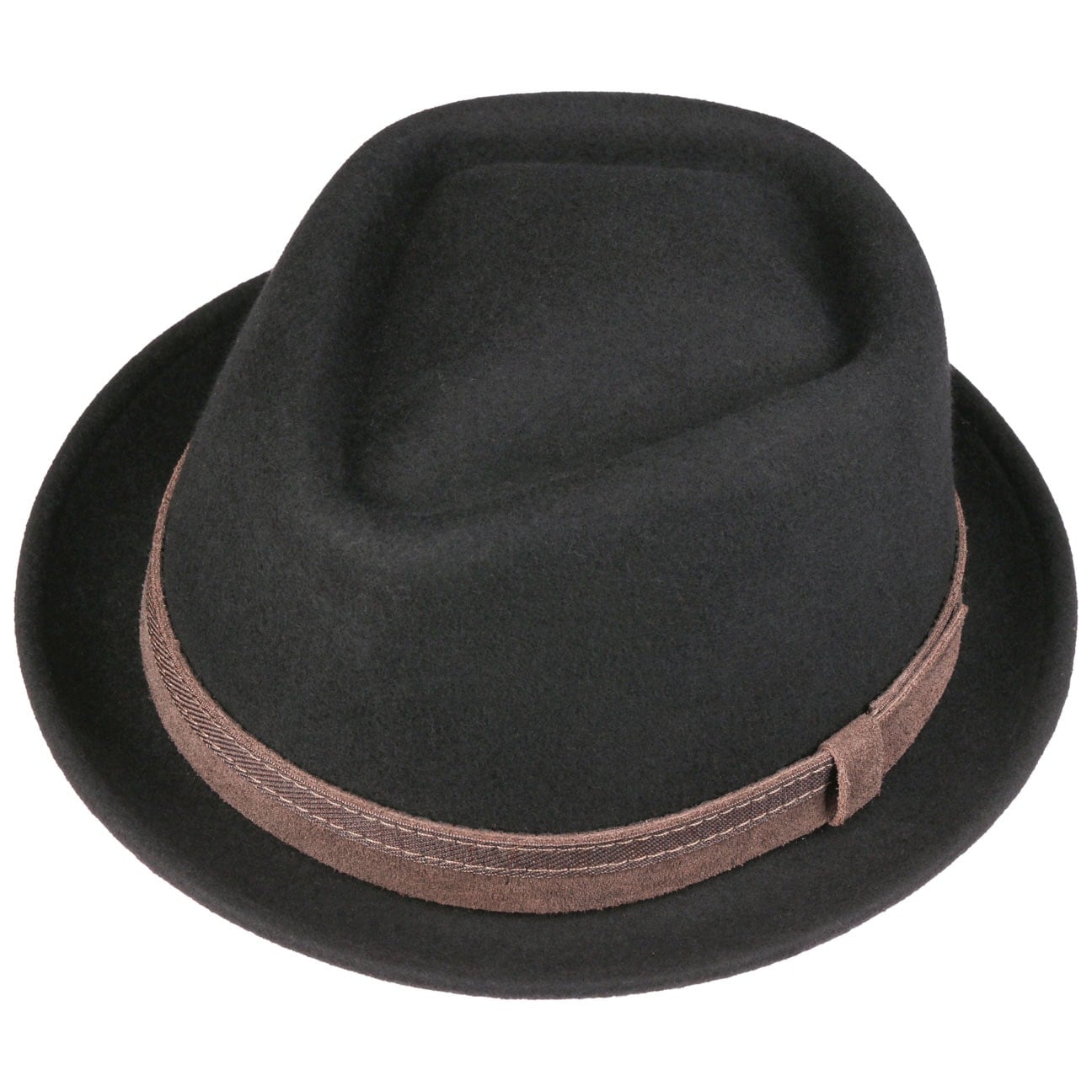 Timothy Diamond Crown Wool Fedora Hat