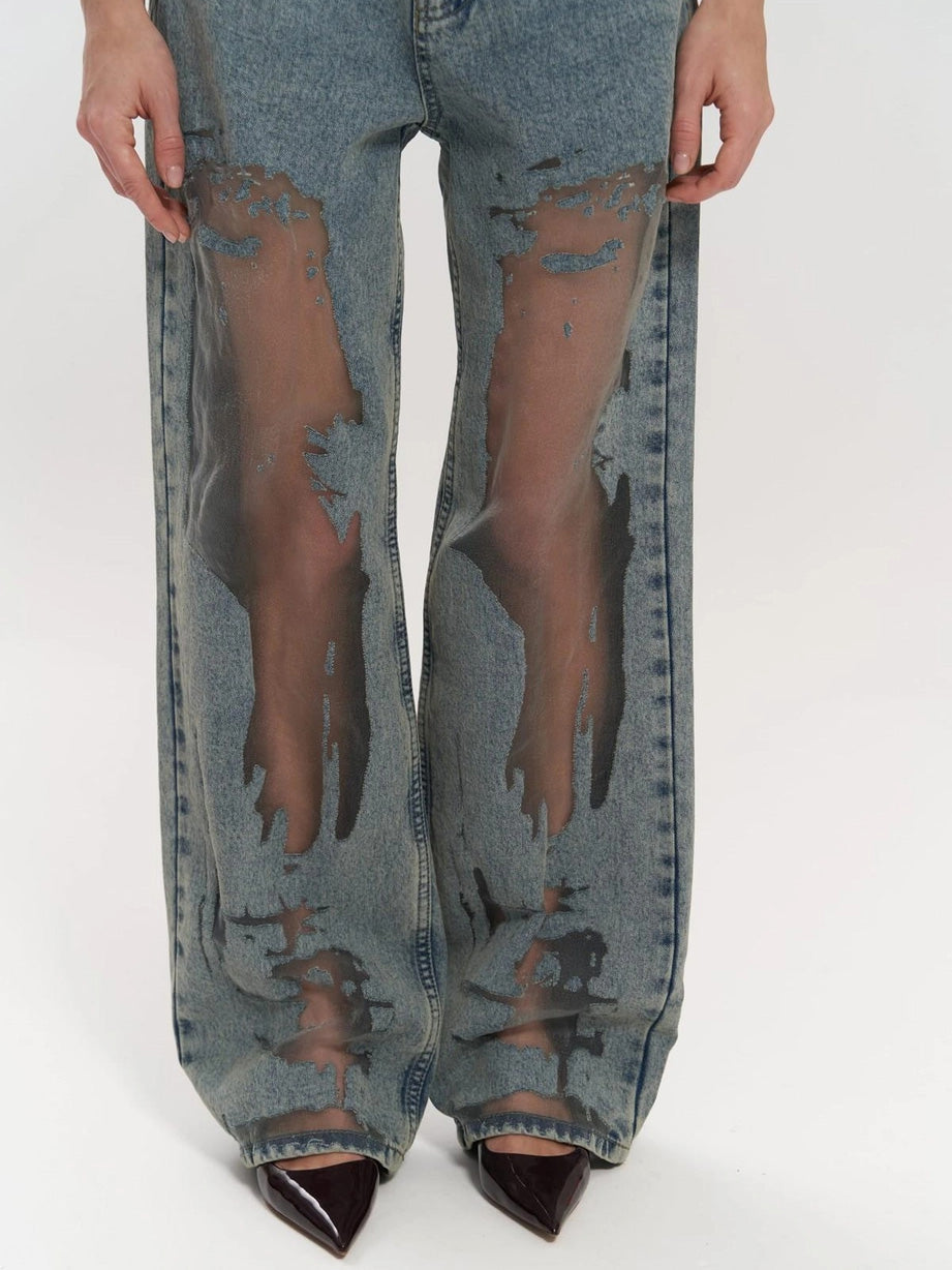 Trixie Blue Transparent Jeans