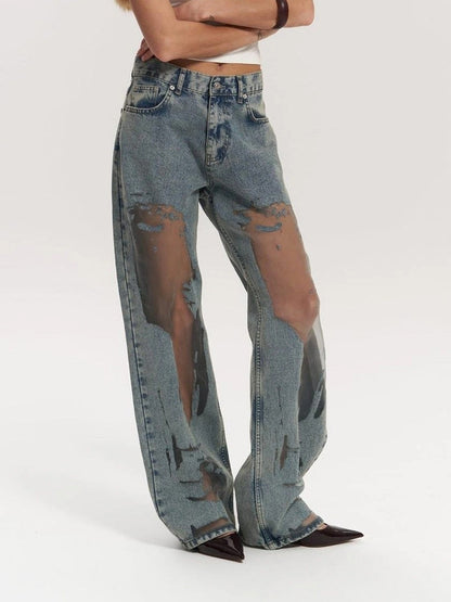 Trixie Blue Transparent Jeans