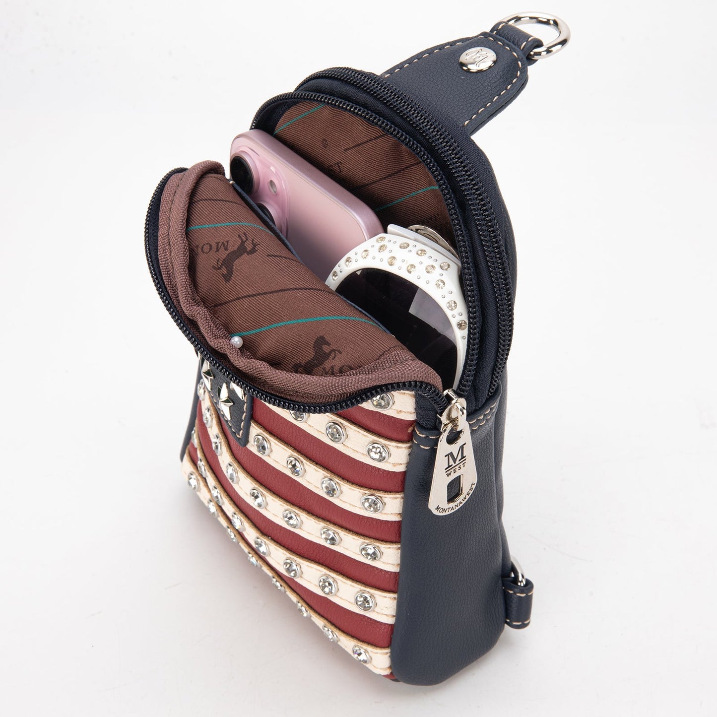 US04-210 Montana West American Pride Collection Sling Bag