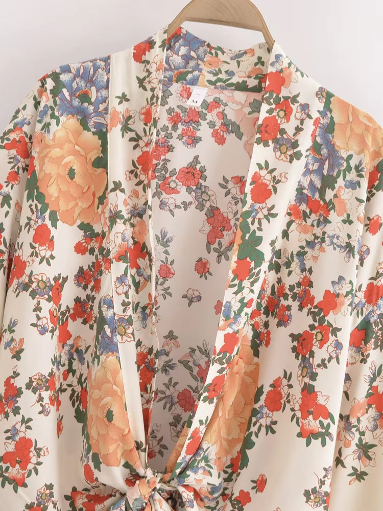 Blossom Wrap Kimono