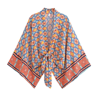 Jayna Cropped Kimono