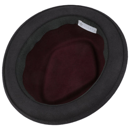 Vanello Twotone Pork Pie Fedora Hat