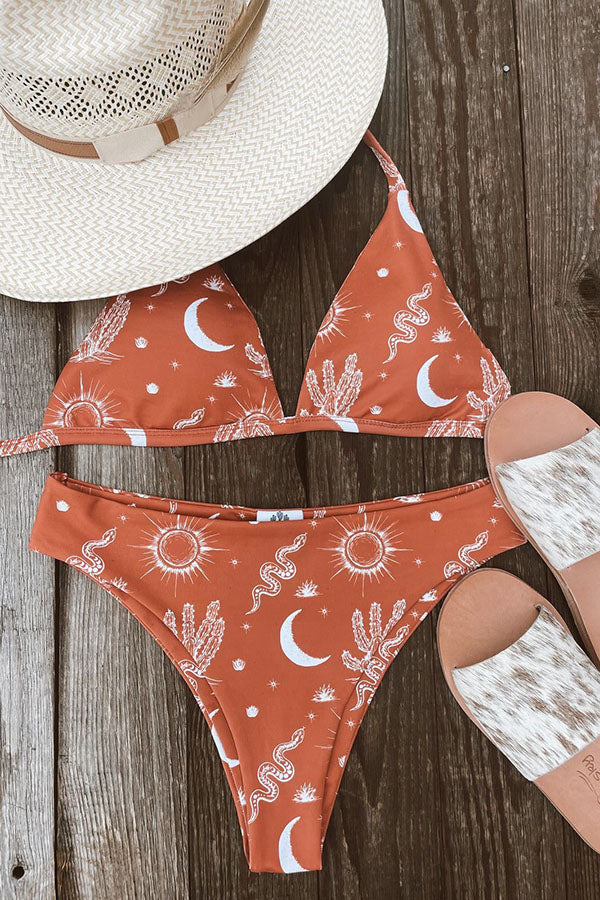 Cowboy Print Bikini