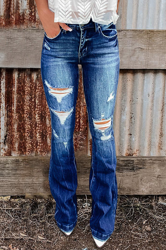 Dark Wash Flare Jeans