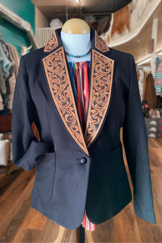 Printed Slim Suit Jacket