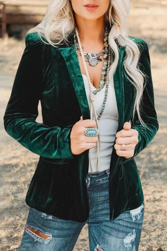 Luxury Velvet Blazer