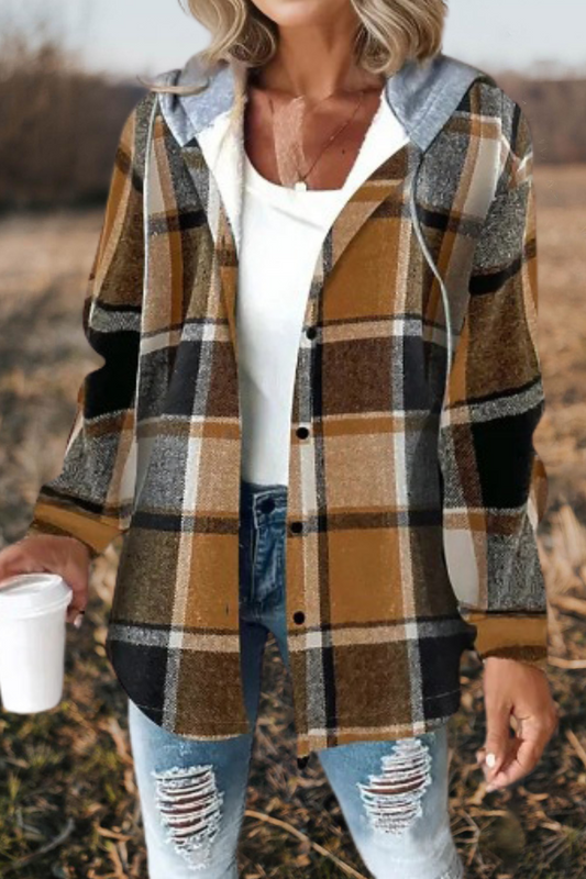 Vintage Large Plaid Jacket